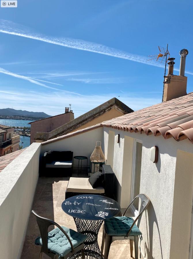 Les Nuits Etoilees, Studio Terrasse Apercu Mer, Tres Lumineux, Ac, 100M Du Port Sanary Dış mekan fotoğraf
